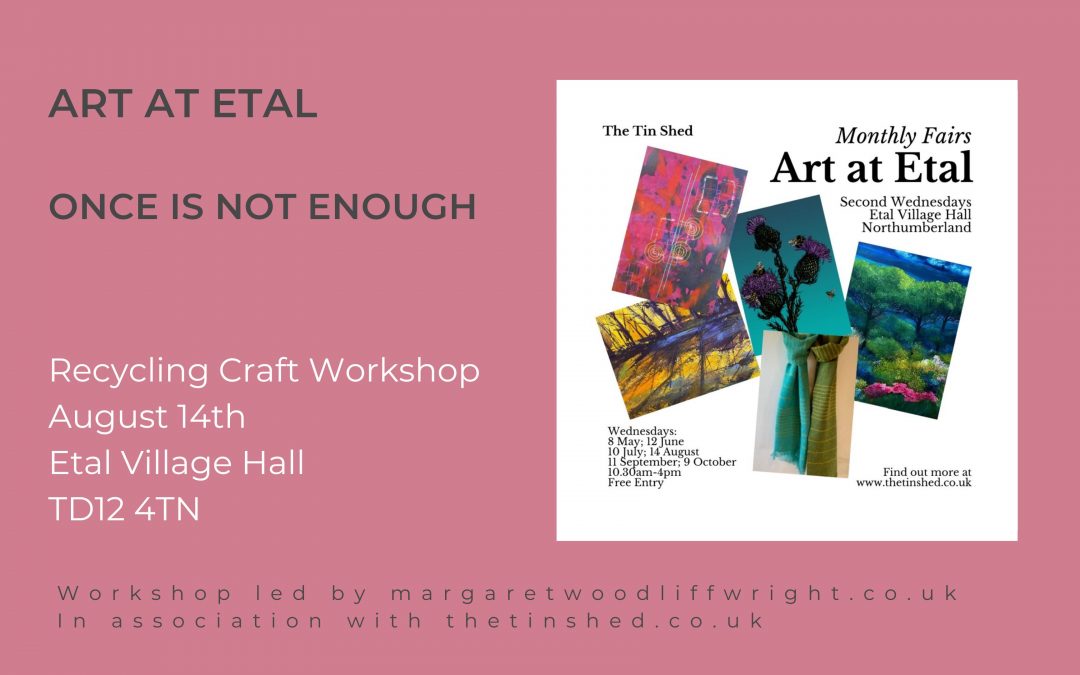 The seasonal Wednesday monthly art fairs welcome visitors from 10.30 to 4.00, and entry to the Art Fairs is free. If you would like to attend the Crazy Daisy Brooch Workshop Event - please reserve your spot at the workshop on my website. (The workshop is not suitable for children under 13) Spaces are limited to 6. The Lavender Tea Rooms located just opposite the Village Hall make a great place for a cup of tea or lunch after the workshop finishes. Looking forward to meeting you on August 14th.